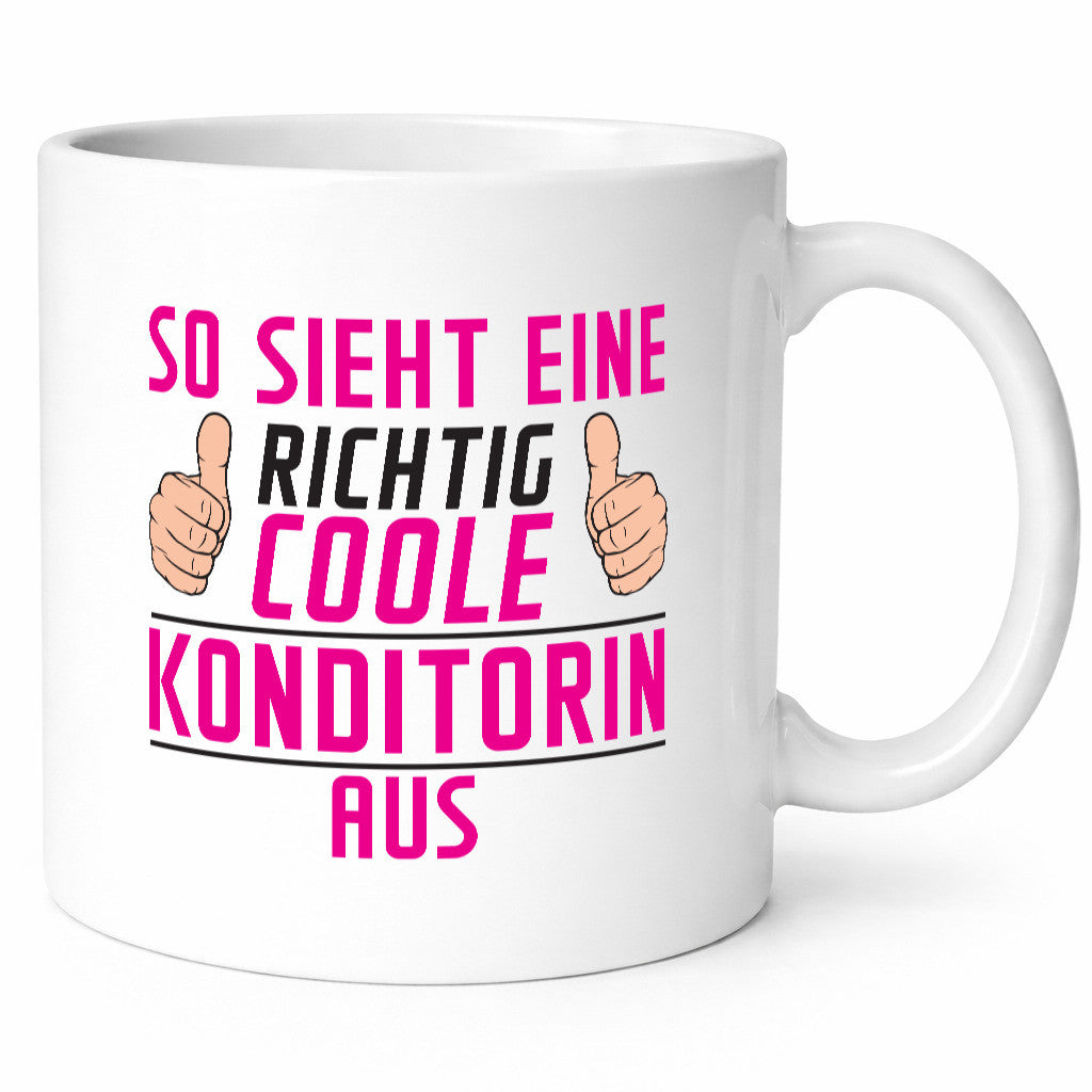 Richtig Coole Konditorin | Konditorei lustig Humor Geschenkidee Geschenk Tasse