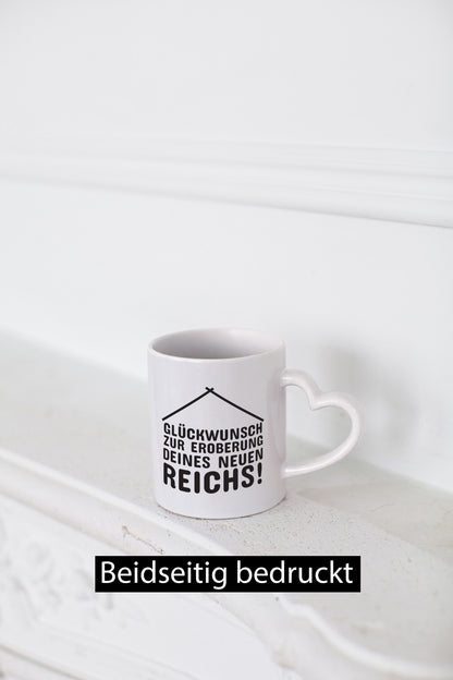 Neue Wohnung | Hausbesitzer Tasse Umzug Eigenheim Humor Geschenkidee