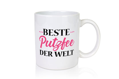Beste Putzfee | Reinigungskraft Tasse Putzkraft lustiger Spruch Geschenk Humor