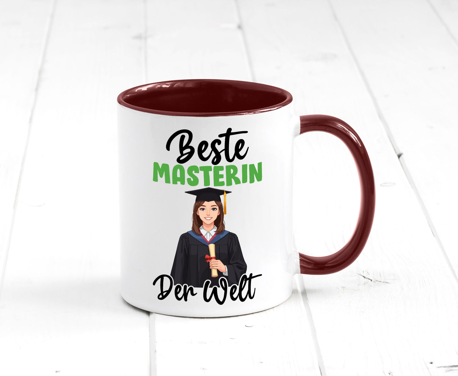 Beste Masterin | Student Uni Studium Humor Geschenkidee Tasse