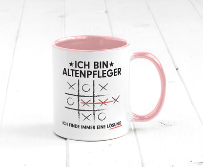 Lösung finden: Altenpfleger | Pflegepersonal v2 lustiger Spruch Geschenk Humor