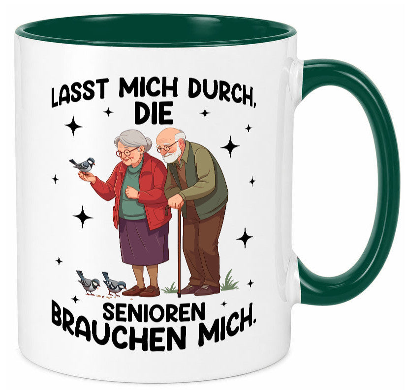 Senioren brauchen mich | Altenpflege Pflegekraft lustiger Spruch Geschenk Humor