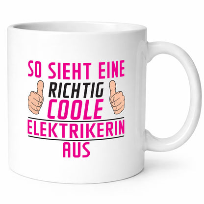 Richtig Coole Elektrikerin | Elektronikerin Elektrik Geschenk Humor