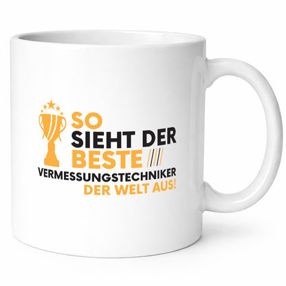 Der Weltbeste Vermessungstechniker | Techniker lustig Humor Geschenkidee Tasse