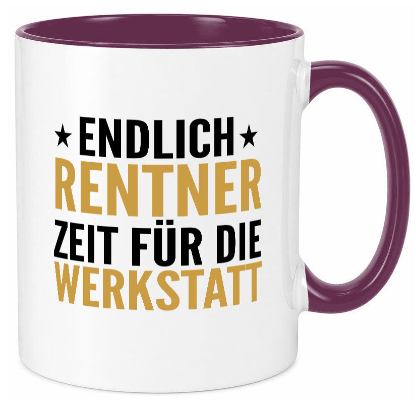 Rentner zeit für die Werkstatt | Ruhestand Handwerker v2 lustiger Spruch