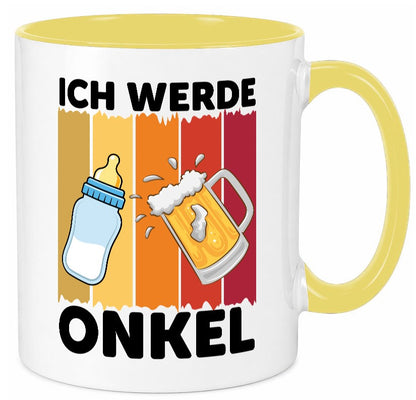 Ich werde Onkel | Patenonkel Schwangerschaft ankündigung v2 lustiger Spruch Tasse