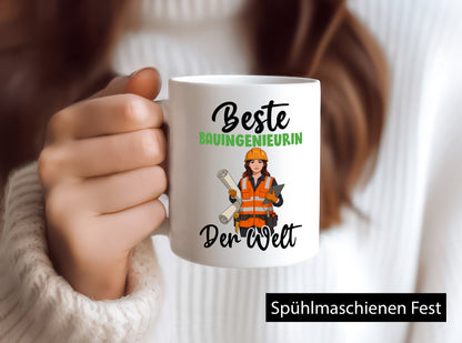 Beste Bauingenieurin | Ingenieurin v2 lustiger Spruch Geschenk Humor