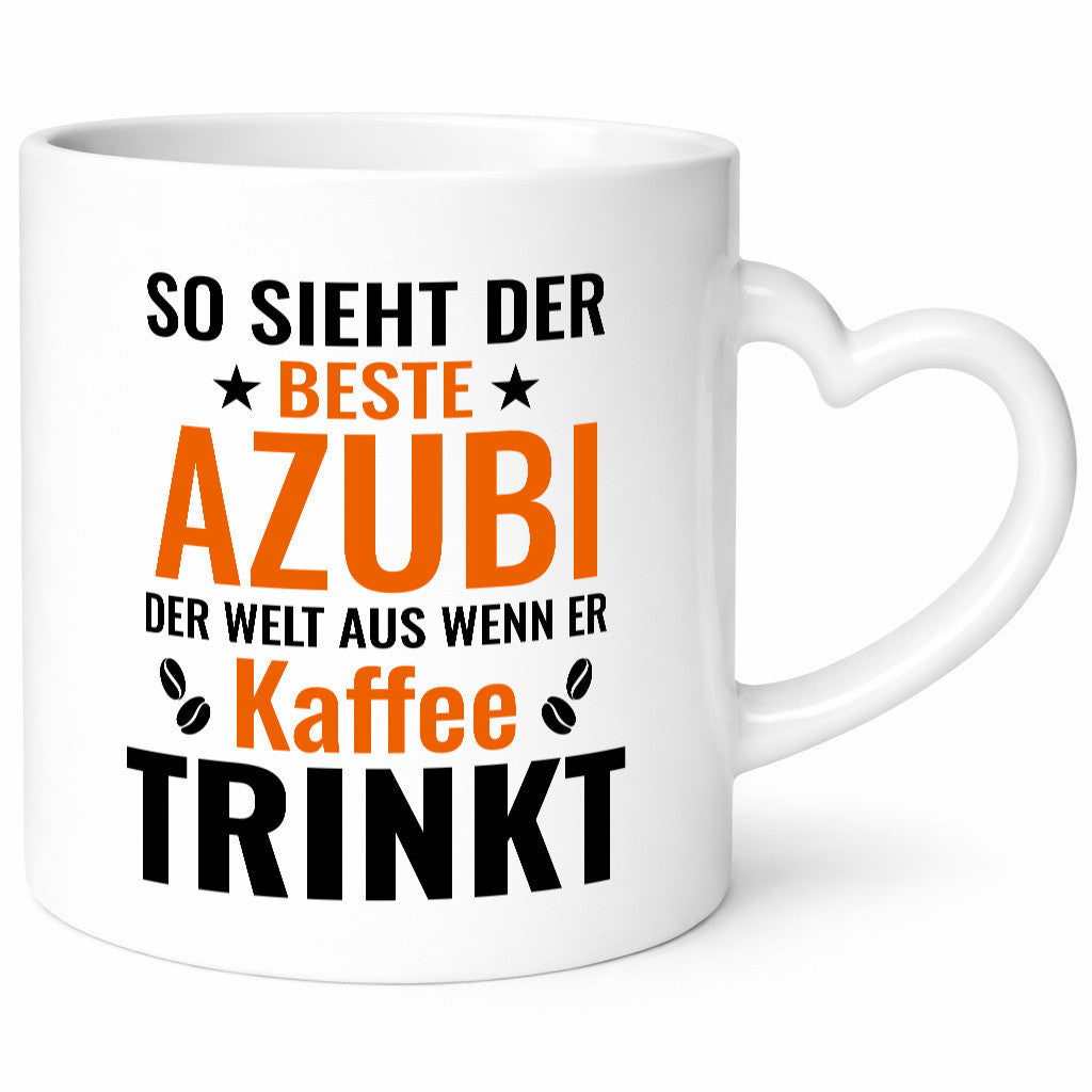 Kaffee trinkt: Azubi | Ausbildung Lehre Lehrling Geschenkidee Humor Tasse