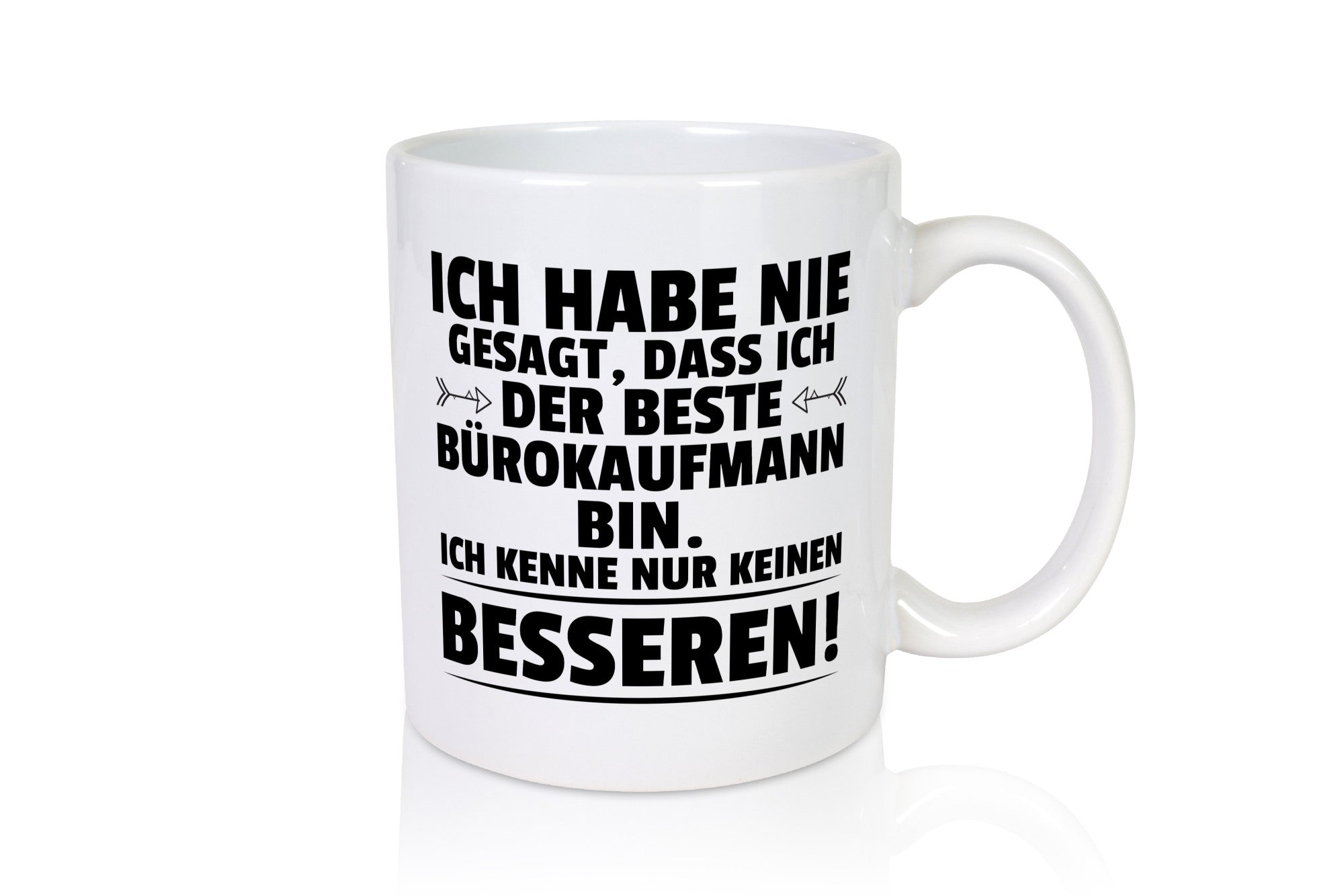 Der beste Bürokaufmann | Kaufmann Humor Arbeit Kollegen Büro Geschenkidee Tasse