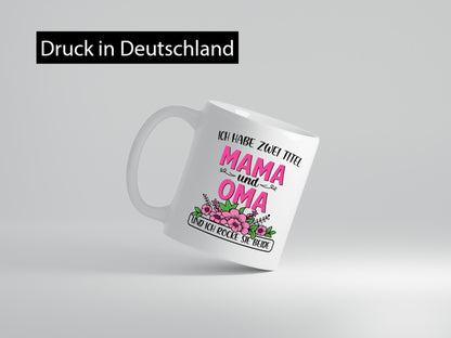 Mama und Oma rocke sie beide | Muttertag lustig Familie Geschenkidee Geschenk