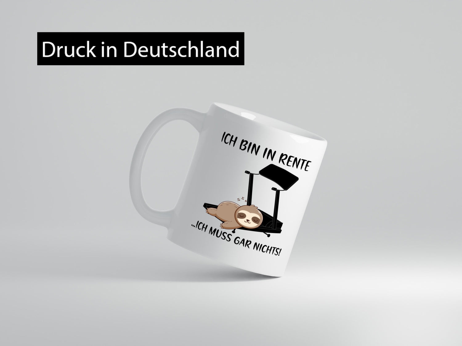 Ich bin in Rente | Rentner Ruhestand Faultier Faulpelz Geschenk Jubiläum