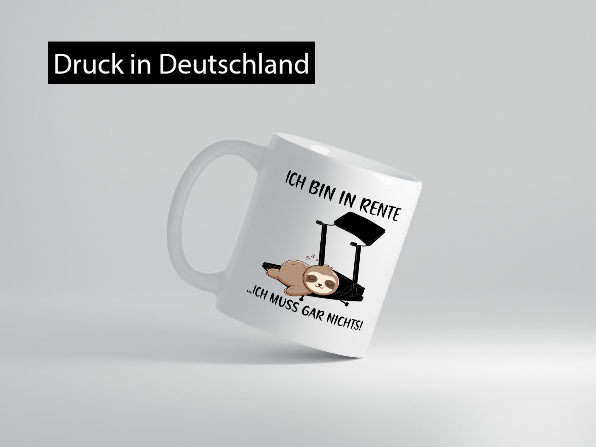 Ich bin in Rente | Rentner Ruhestand Faultier Faulpelz Geschenk Jubiläum