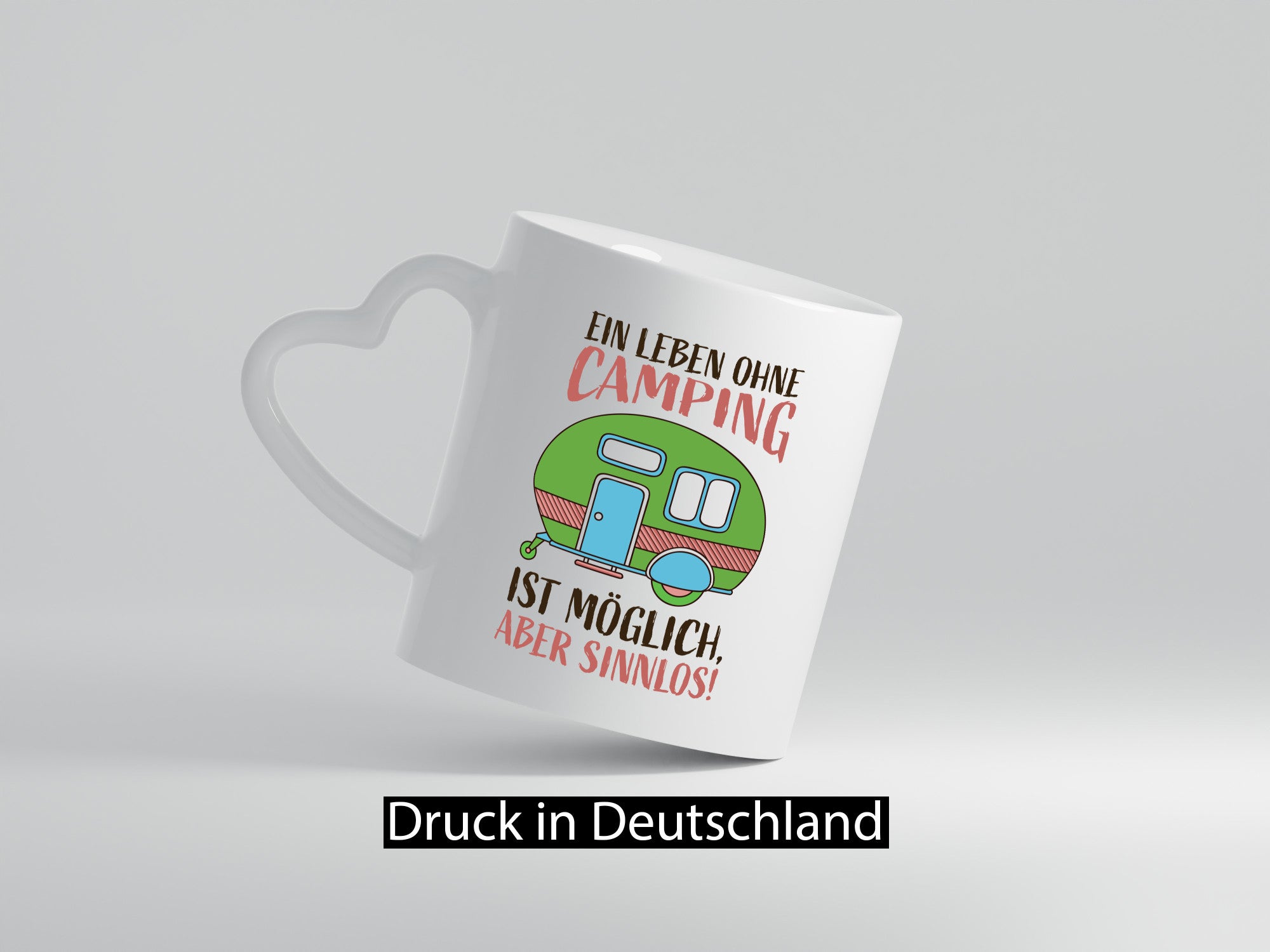 Leben ohne Camping | Möglich, aber sinnlos| Wohnwagen lustiger Spruch Geschenk