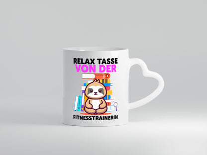Relax Tasse: Fitnesstrainerin | Trainerin Sport lustig Humor Geschenkidee