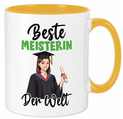 Beste Meisterin | Meisterbrief v2 Geschenk Humor Geschenkidee lustiger Spruch