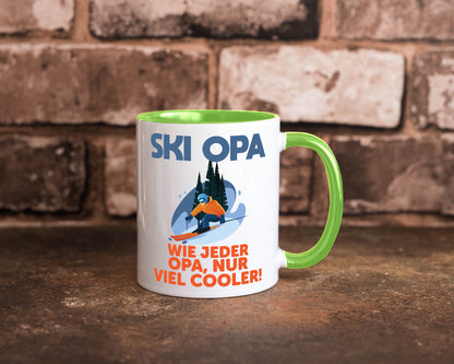 Ski Opa, normal, nur cooler | Skifahrer Bäume Schnee Geschenkidee Familie Humor