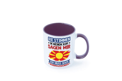 Nordmazedonien | Urlaub Stimmen in meinem Kopf Geschenk Humor Geschenkidee