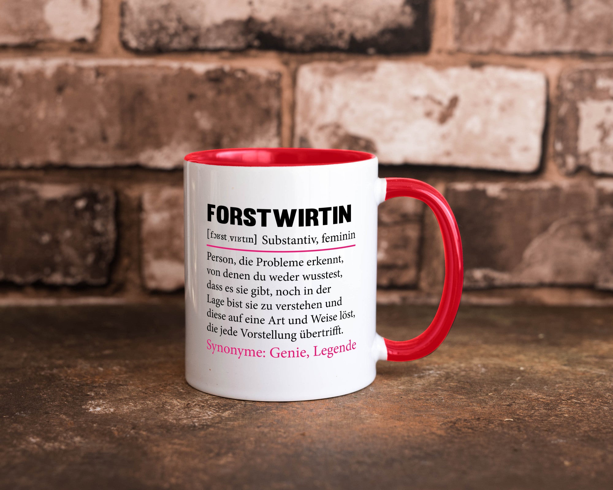 Forstwirtin | Beruf Spruch Forst Wirtin Humor Arbeit Kollegen Büro Geschenkidee