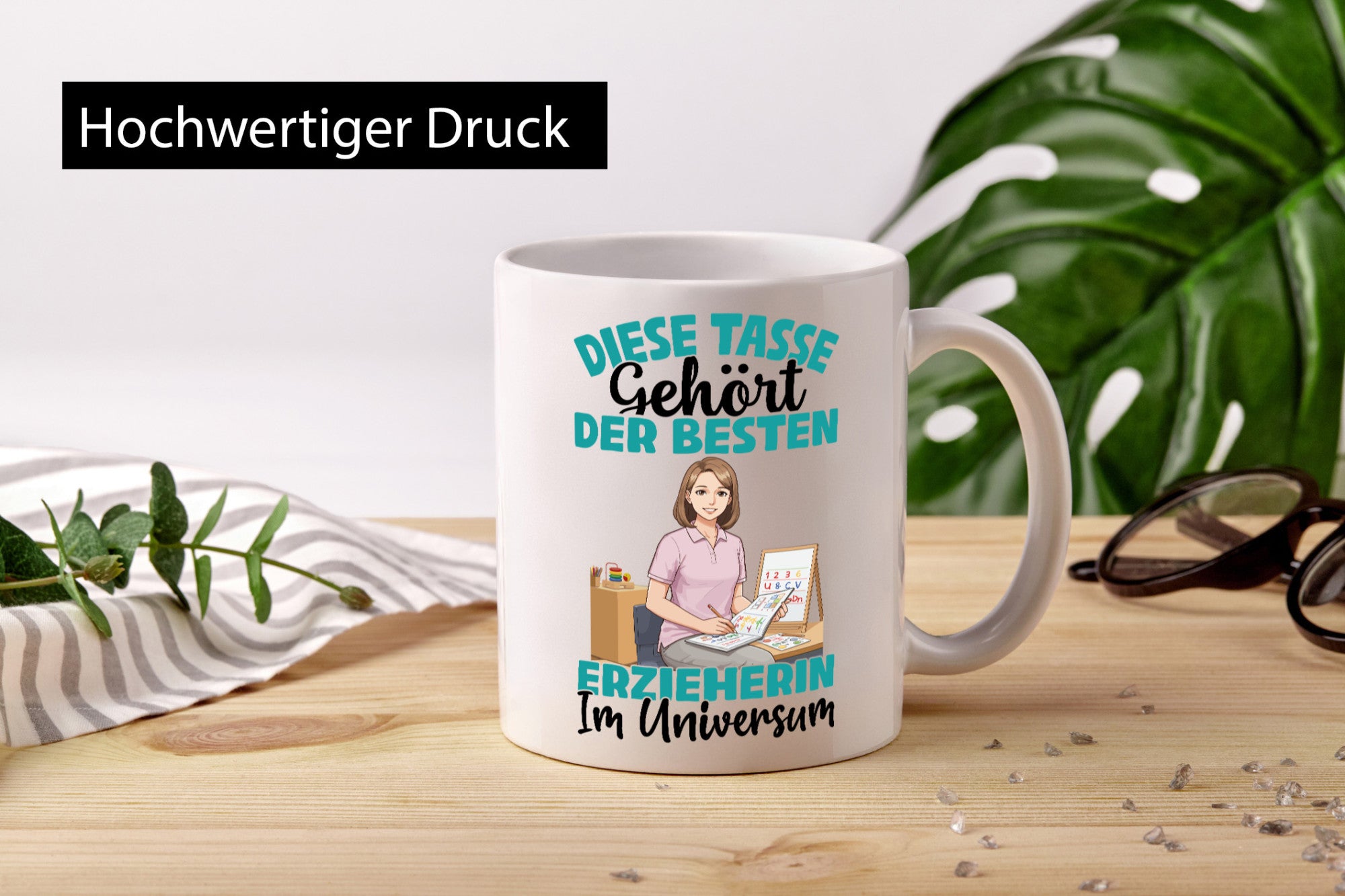 Im Universum: Erzieherin | Pädagogin Schule lustig Humor Geschenkidee Geschenk