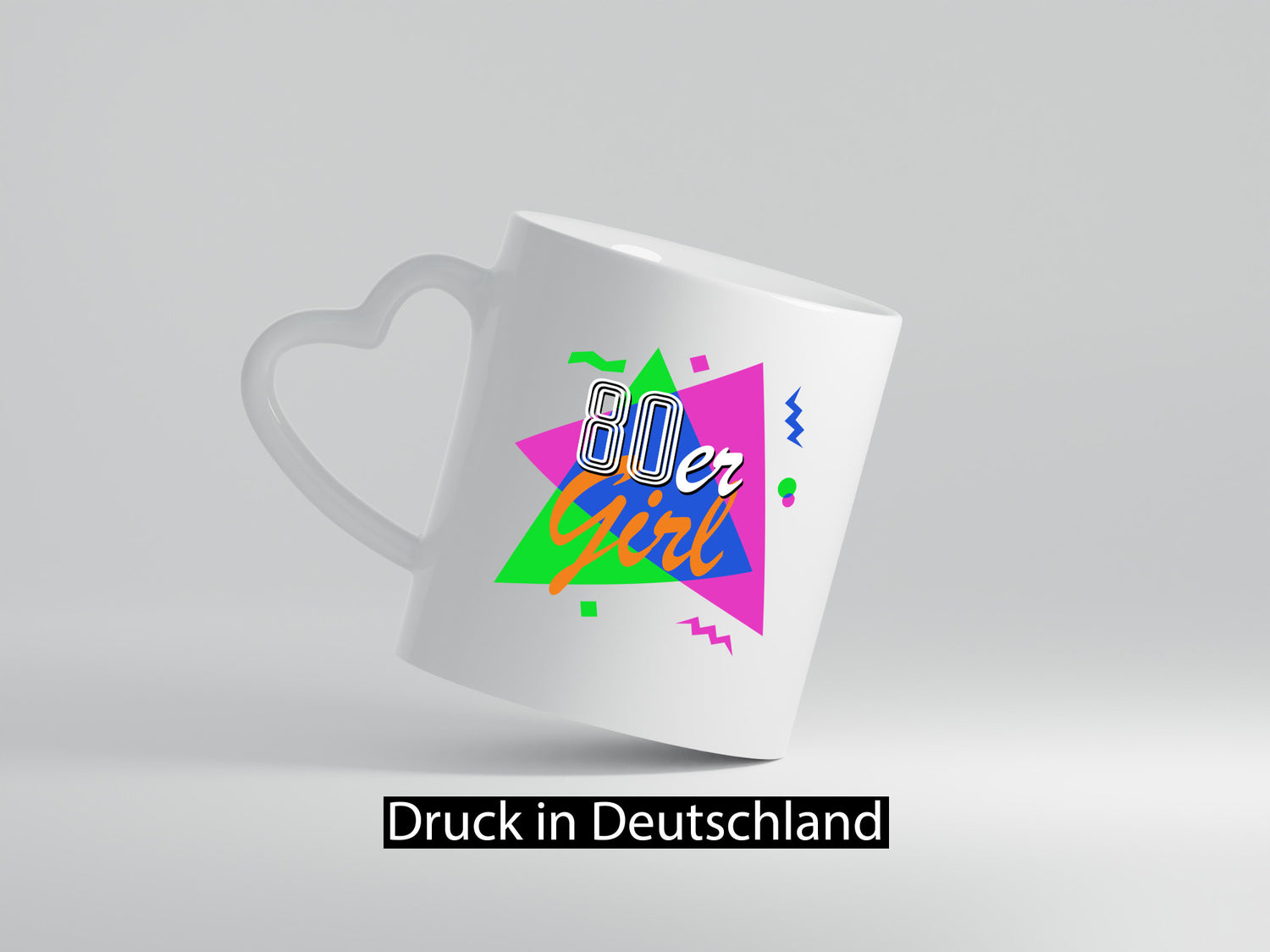 80er Girl - Jahre bunt + verrückt Retro Humor Geschenkidee Tasse
