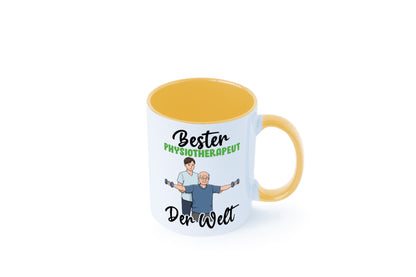 Bester Physiotherapeut v3 Geschenk Humor Geschenkidee lustiger Spruch Tasse