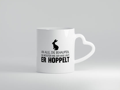 An alle die behaupten wüssten | Hasse Hoppeln lustiger Spruch Geschenk Humor