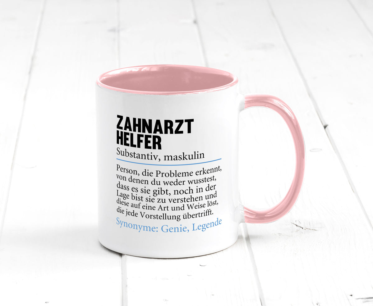 Zahnarzthelfer | Spruch Humor Zahnmedizin Geschenkidee Tasse