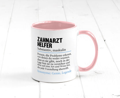 Zahnarzthelfer | Spruch Humor Zahnmedizin Geschenkidee Tasse