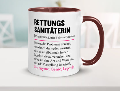 Rettungssanitäterin | Beruf Sanitäter Spruch v2 Humor Arbeit Kollegen Büro