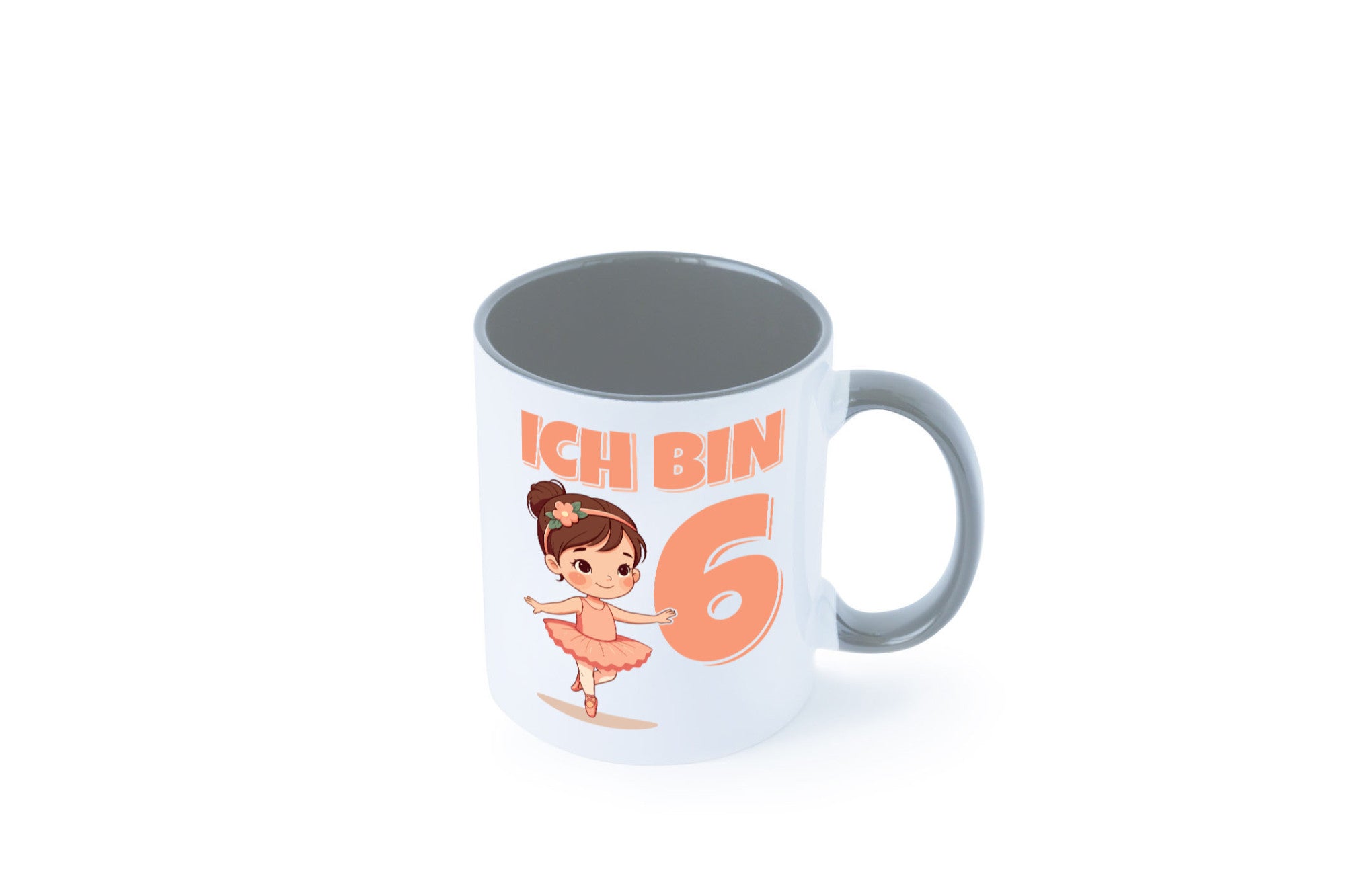 6 Geburtstag | Jahre Ballerina Mädchen Ballet lustig Geschenkidee Geschenk Tasse