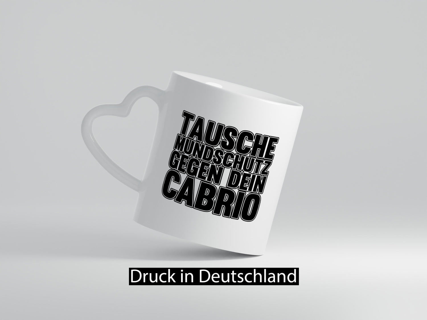 Tausche Mundschutz gegen Cabrio| | Cabrio Geschenkidee Humor Tasse