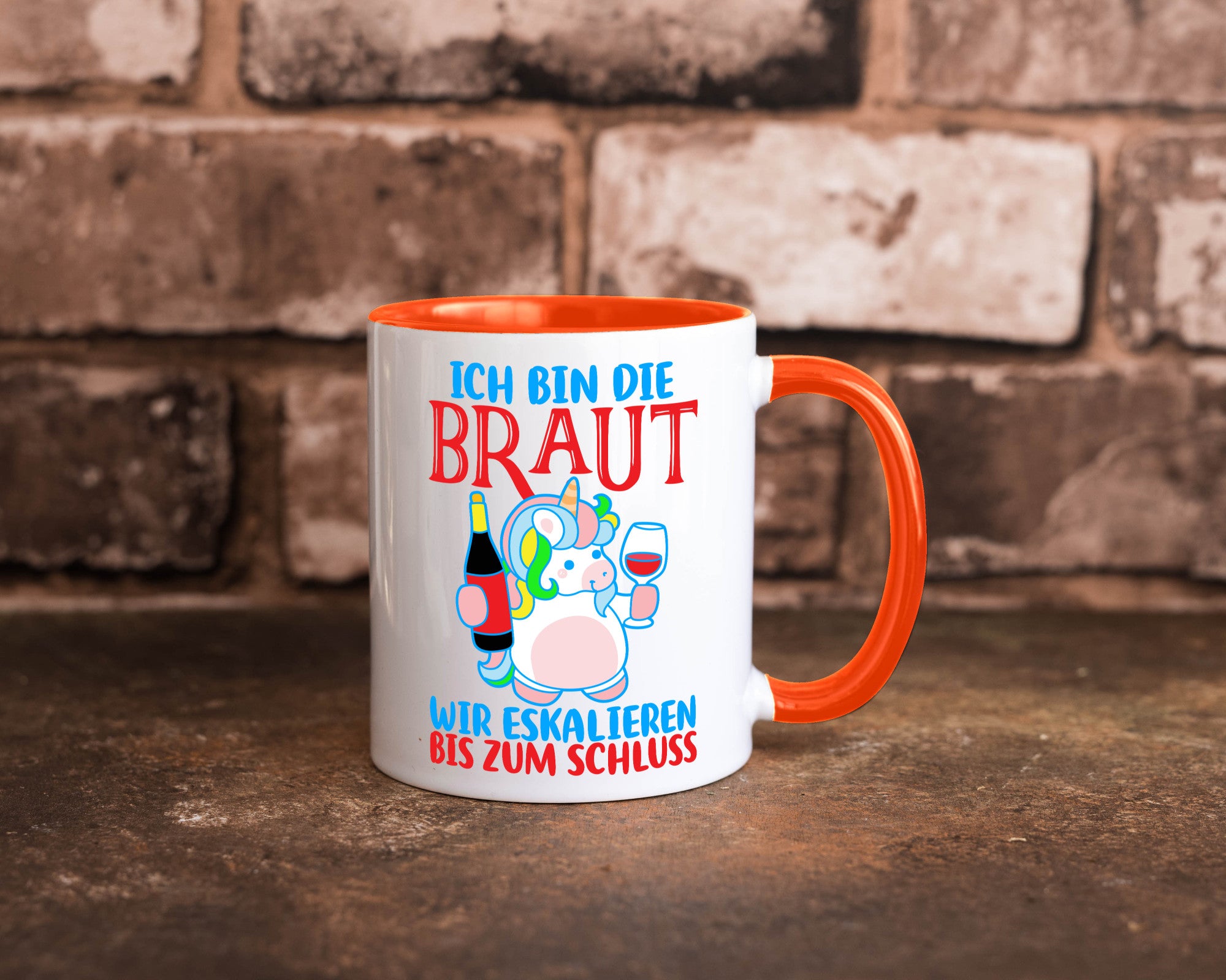 Junggesellinnenabschied | JGA Braut Einhorn Eskalation v2 lustig Humor