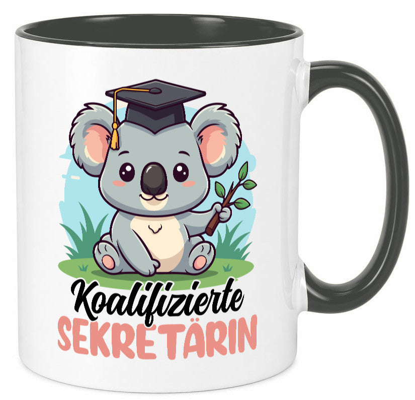 Koalifizierte Sekretärin | Büro Geschenkidee Arbeit Kollegen Humor Tasse