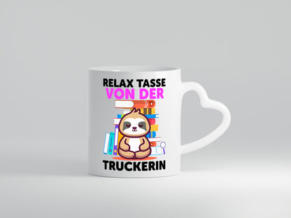 Relax Tasse: Truckerin | LKW Fahrerin Geschenkidee Humor Tasse