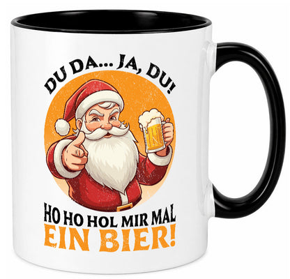 Hol mir mal ein Bier | Ugly Christmas Santa lustig Humor Geschenkidee Geschenk