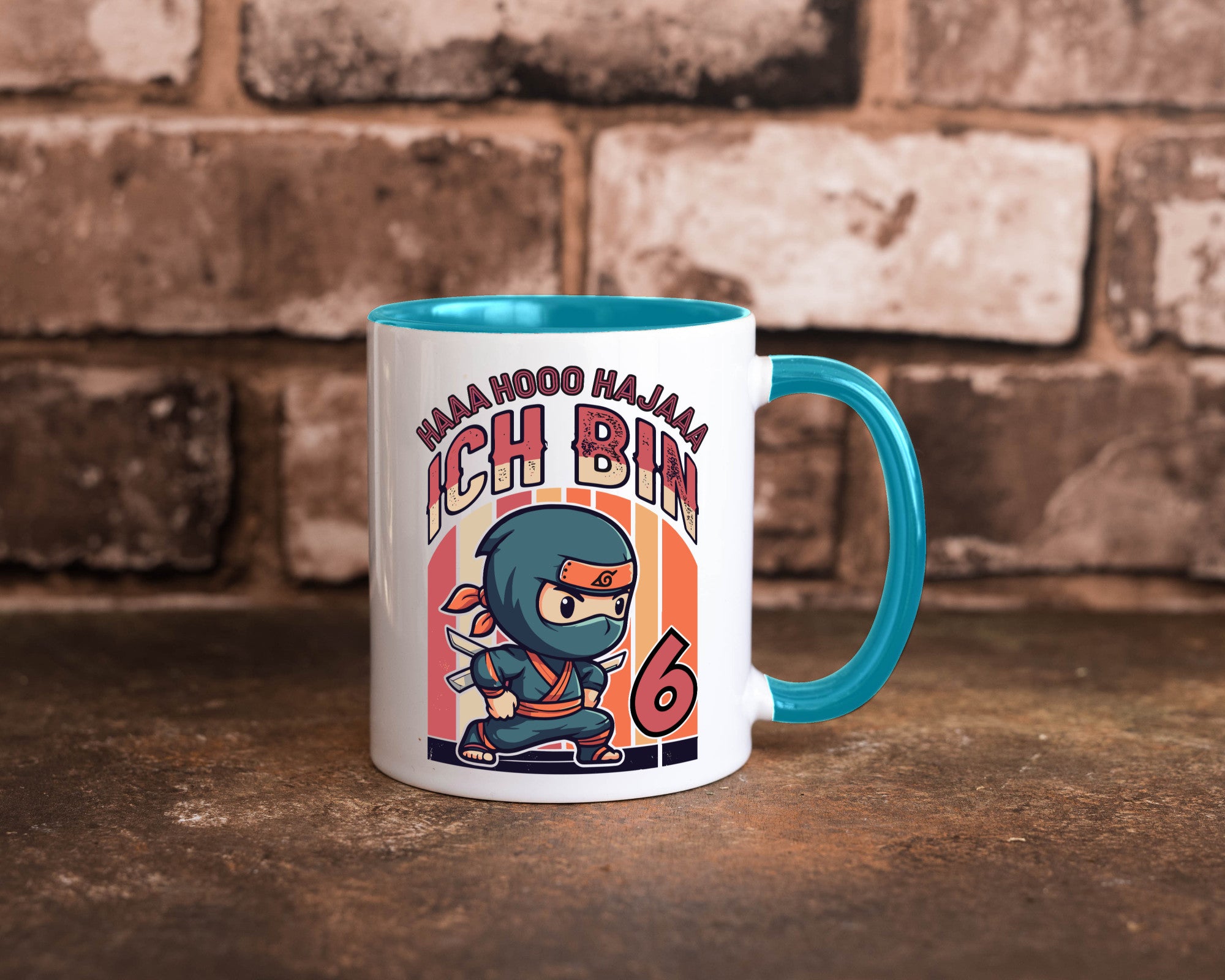 6. Geburtstag | Ninja Junge 6 Jahre Humor Geschenkidee Tasse