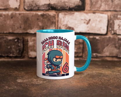 6. Geburtstag | Ninja Junge 6 Jahre Humor Geschenkidee Tasse