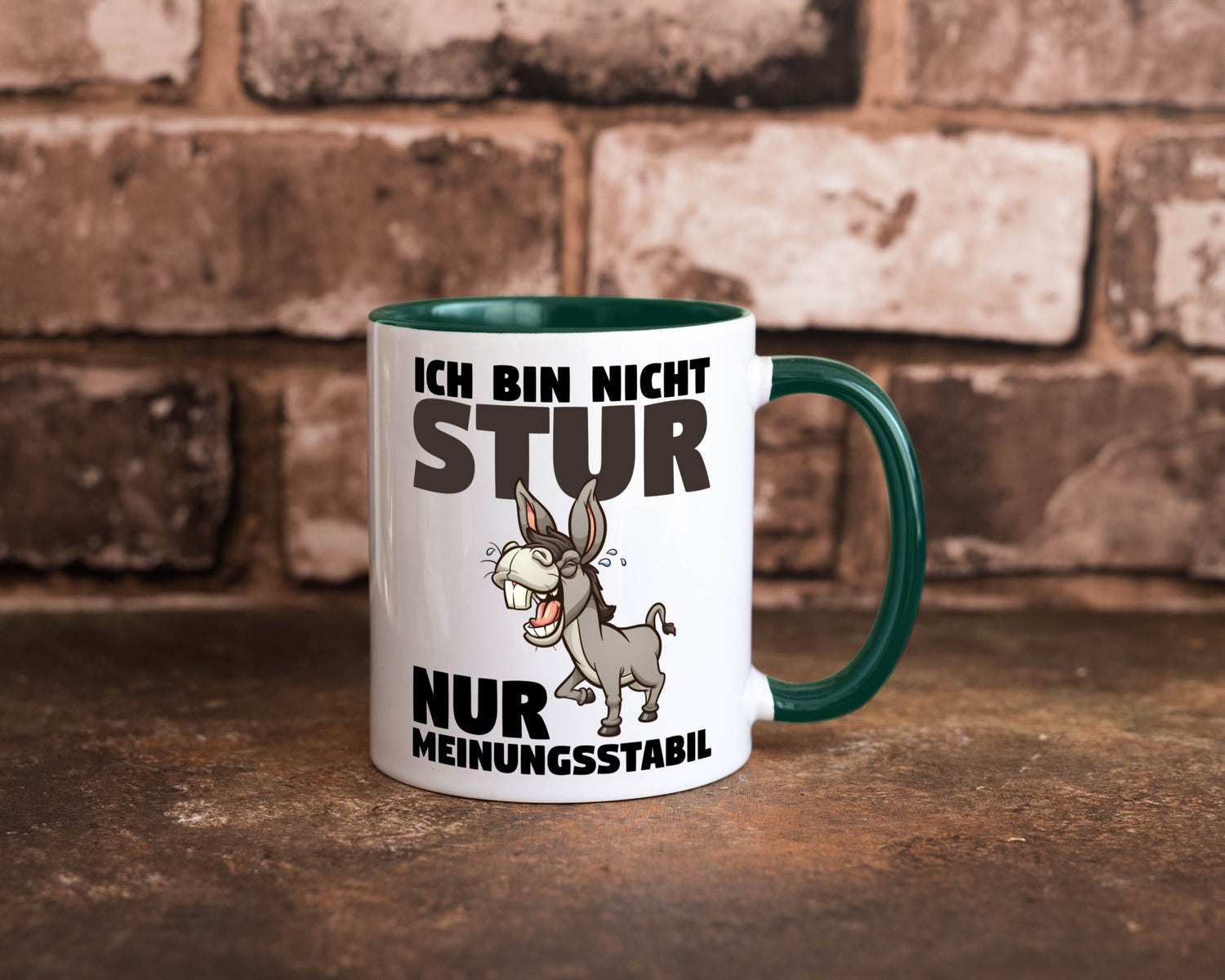 Sturer Esel | Sturkopf Tasse Dickkopf Spruch Humor lustiger Geschenk