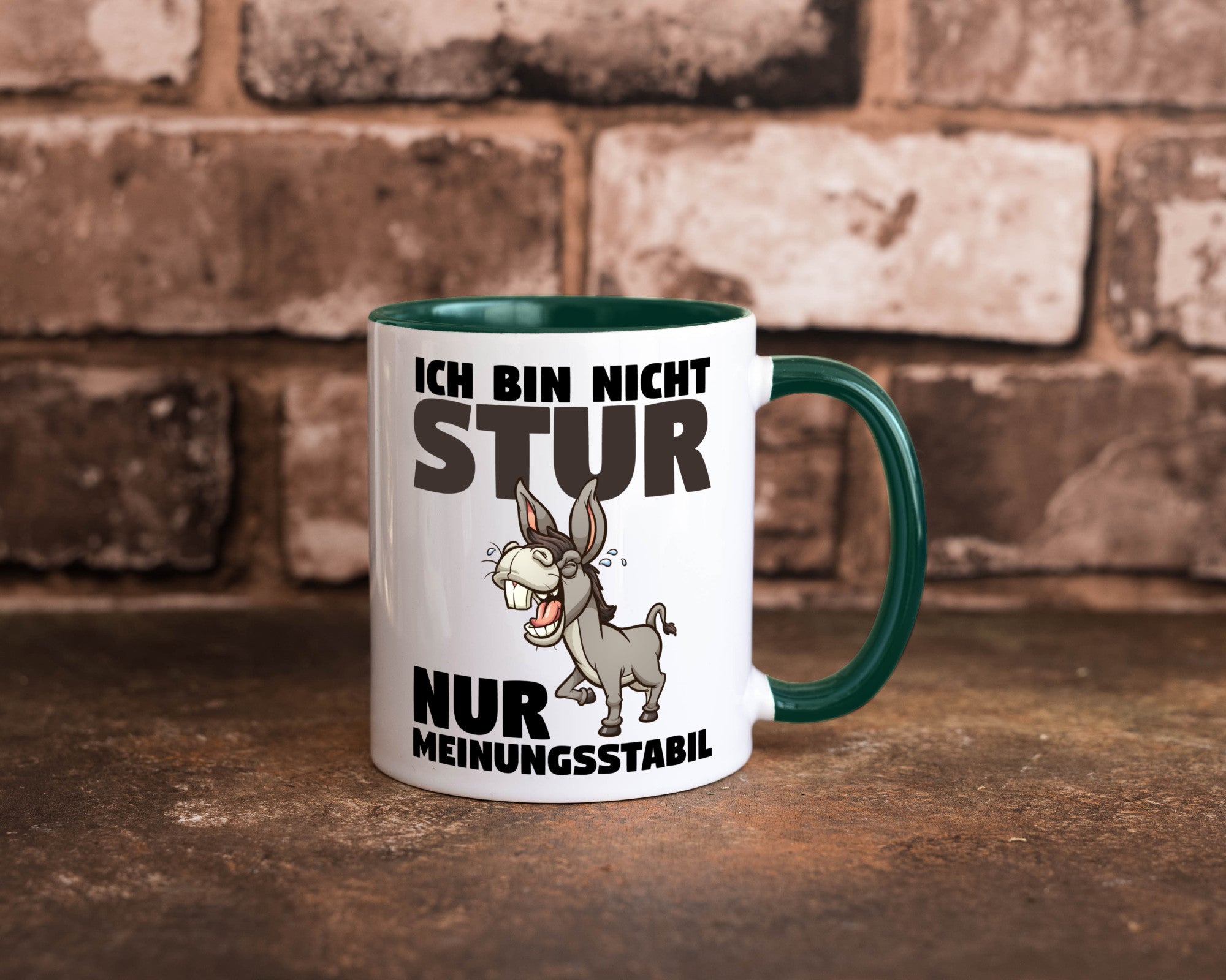 Sturer Esel | Sturkopf Tasse Dickkopf Spruch Humor lustiger Geschenk
