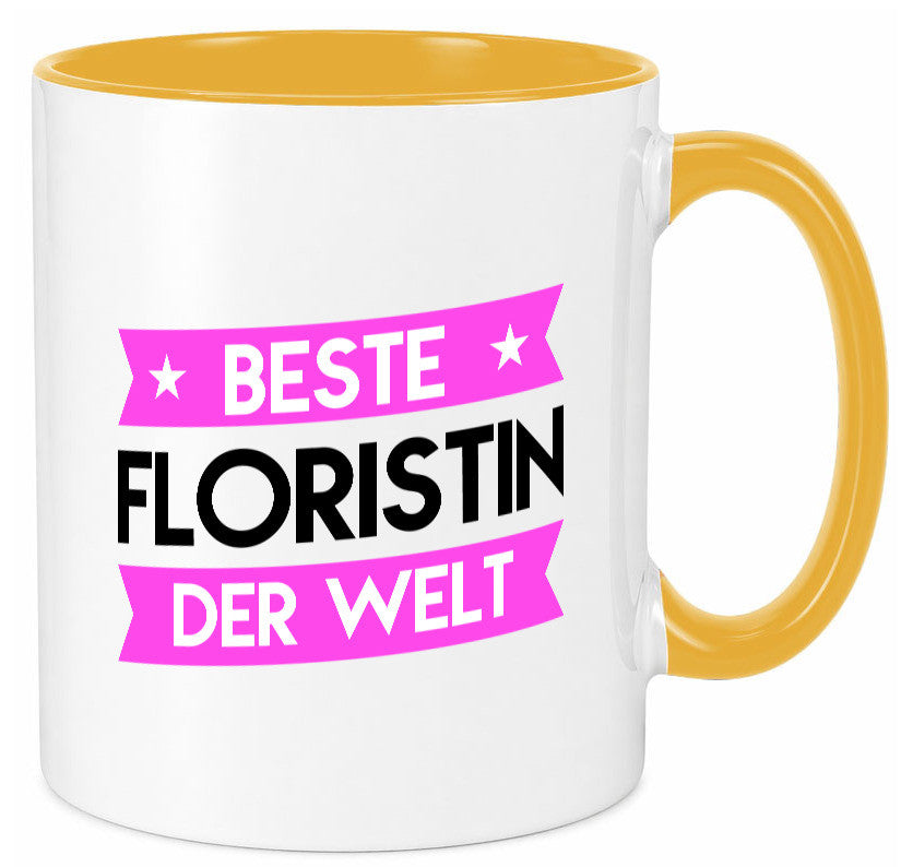 Beste Floristin | Blumen Verkäuferin Geschenk Humor Geschenkidee lustiger Tasse