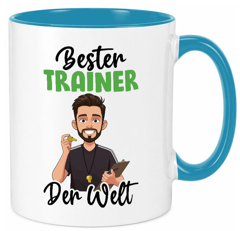 Bester Trainer | Verein Sport v2 Humor Geschenkidee Tasse