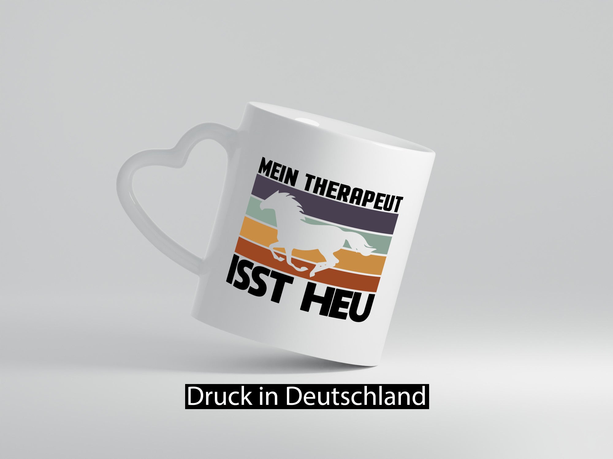 Mein Therapeut isst Heu | Pferd Pferdeliebhaber Humor Geschenkidee Tasse