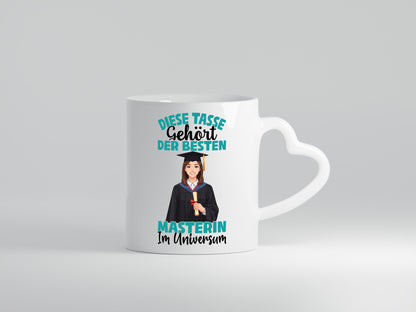 Im Universum: Masterin | Student Uni Studium lustiger Spruch Geschenk Humor