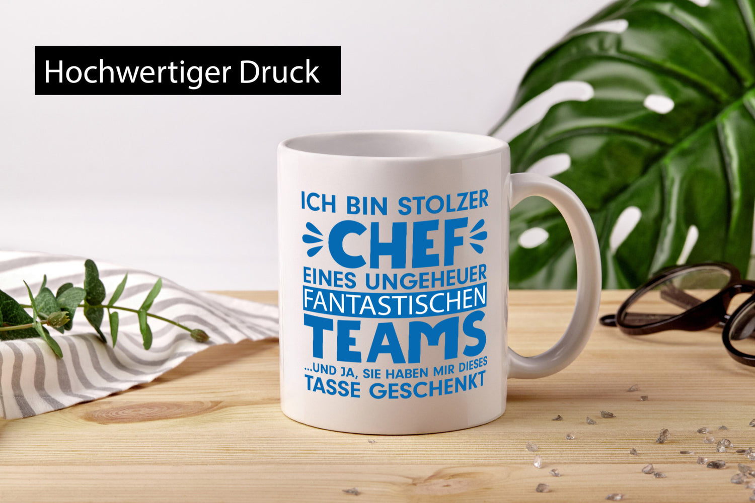 Stolzer Chef | Vorgesetzter Tasse fantastisches Team lustiger Spruch Geschenk