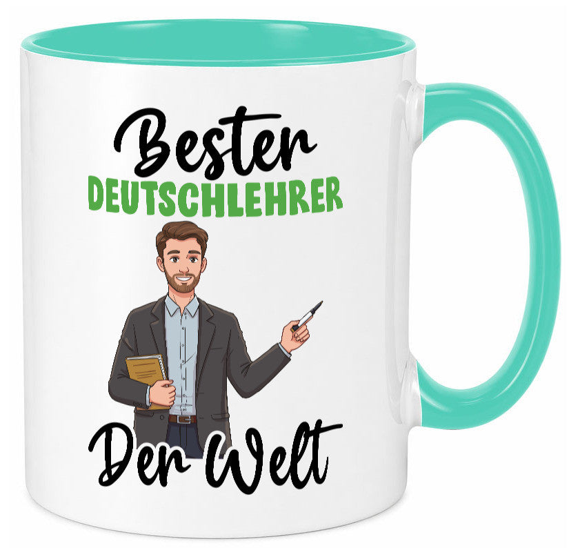 Bester Deutschlehrer | Lehrer Schule v2 lustiger Spruch Geschenk Humor