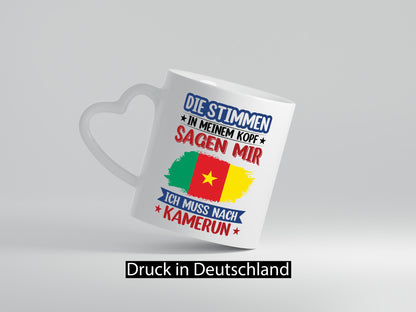Kamerun | Urlaub Stimmen in meinem Kopf Traumland Geschenk Humor Geschenkidee