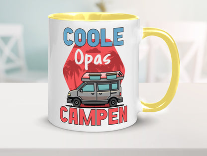 Coole Opas campen | Campingwagen Palmen Geschenk Familie Geschenkidee lustiger
