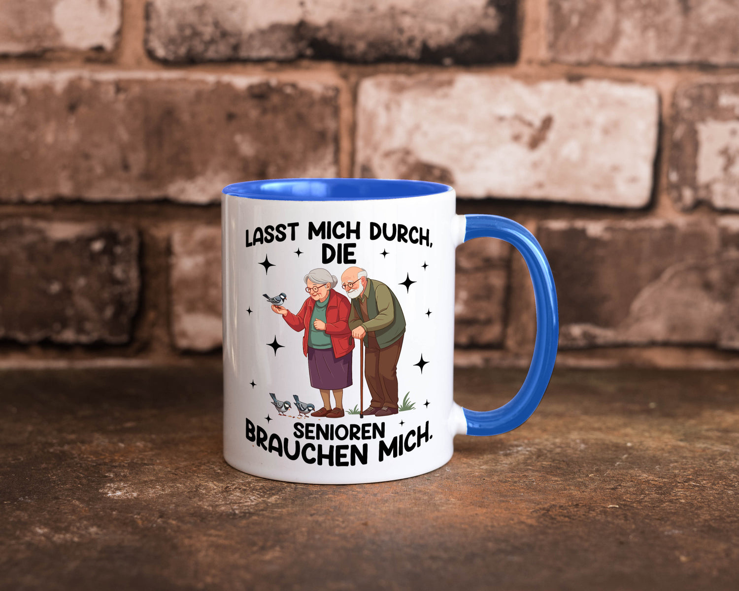 Senioren brauchen mich | Altenpflege Pflegekraft lustiger Spruch Geschenk Humor