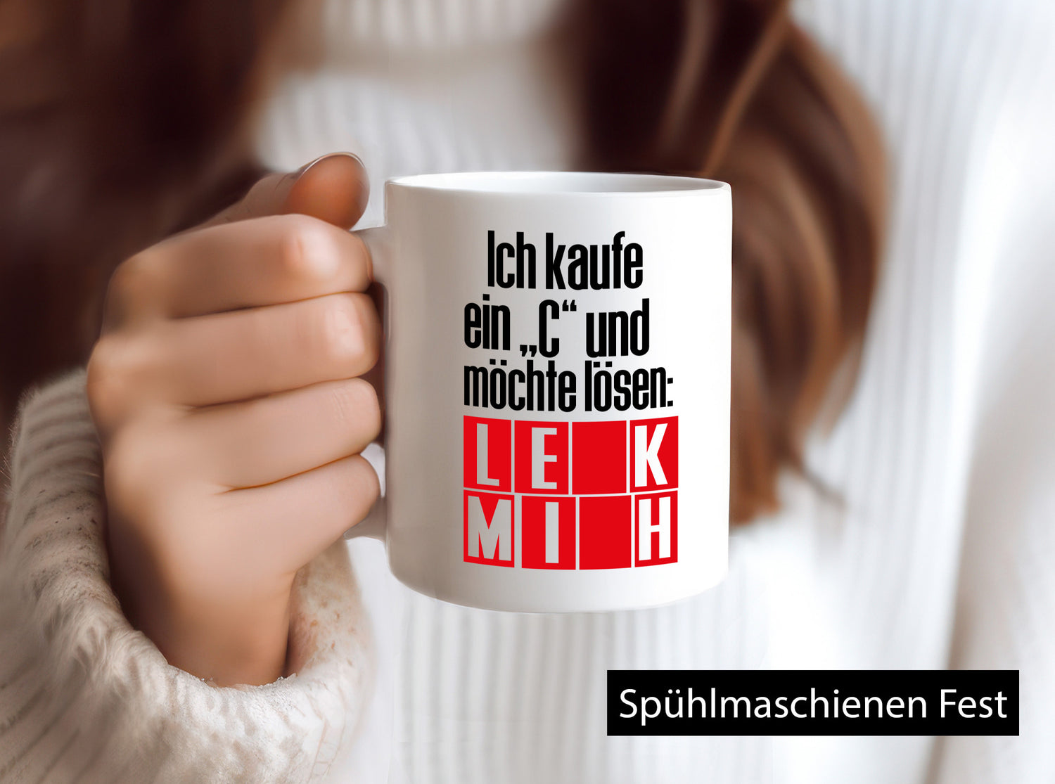 Ich kauf ein ?C? lustig Humor Geschenkidee Geschenk Tasse