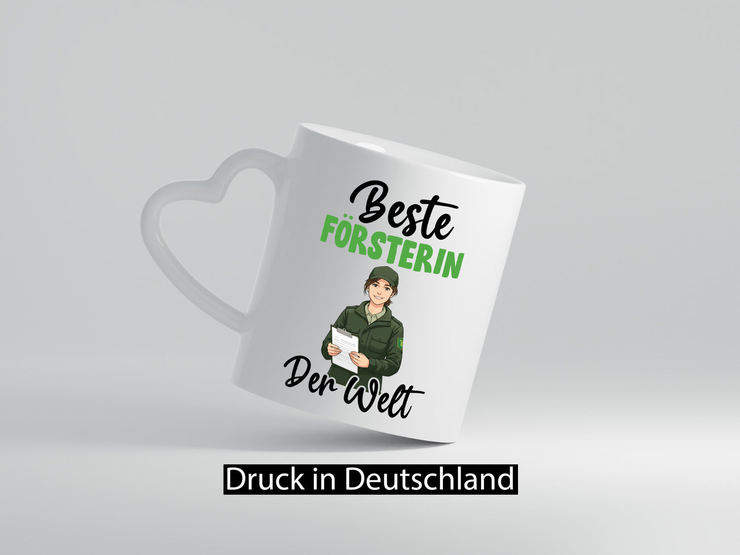 Beste Försterin | Forst Arbeit v2 lustiger Spruch Geschenk Kollegen Büro Tasse
